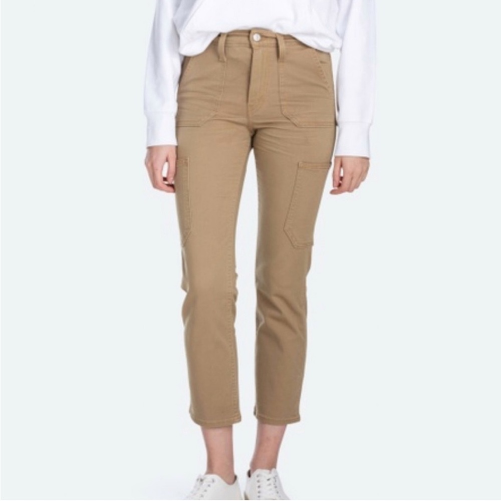 Levi's 724 High Rise Straight Crop Khakis